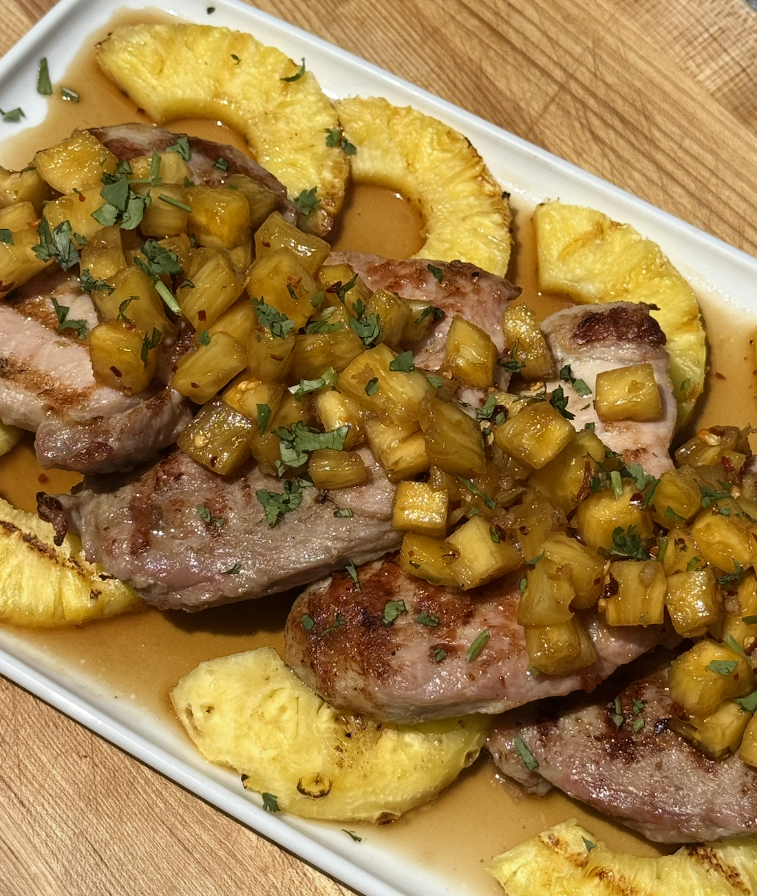 Pork Ribeye with Pineapple Glaze: Sweet & Savory Done Right