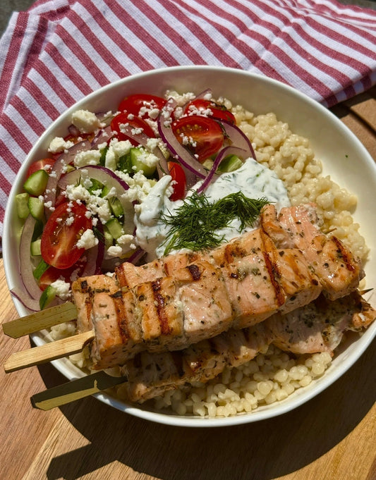 A Taste of Greece: Greek Salmon Bowls