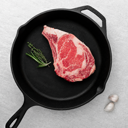Rastelli’s (2) 16 oz Prime Angus Bone-In Ribeye Steak