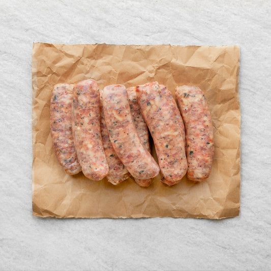 Pork, Mozzarella & Basil Sausage - 1lb