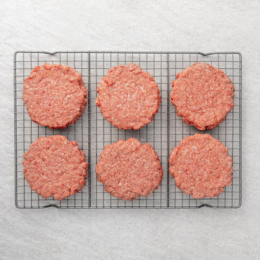 Black Angus Chuck & Short Rib Beef Butcher Burgers